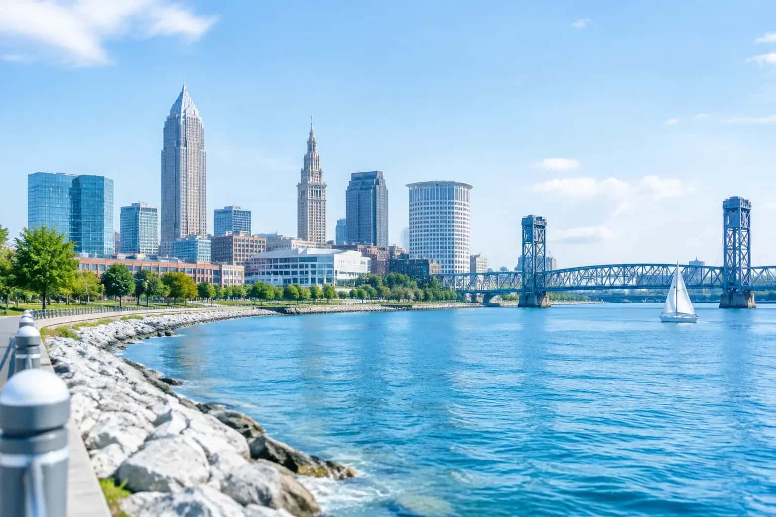 Northeast Ohio business district near Strongsville, Ohio